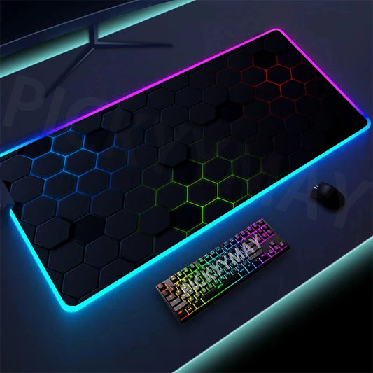 Hexagonal Large RGB Gamer Mousepad