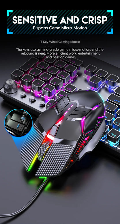 Ergonomic RGB Gaming Mouse