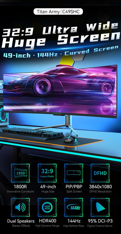 TITAN ARMY 49” Ultrawide