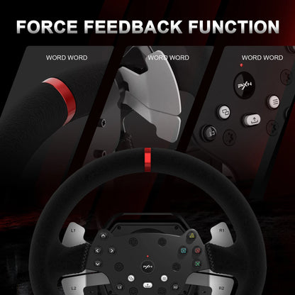 3-in-1 Racing Wheel with Force Feedback