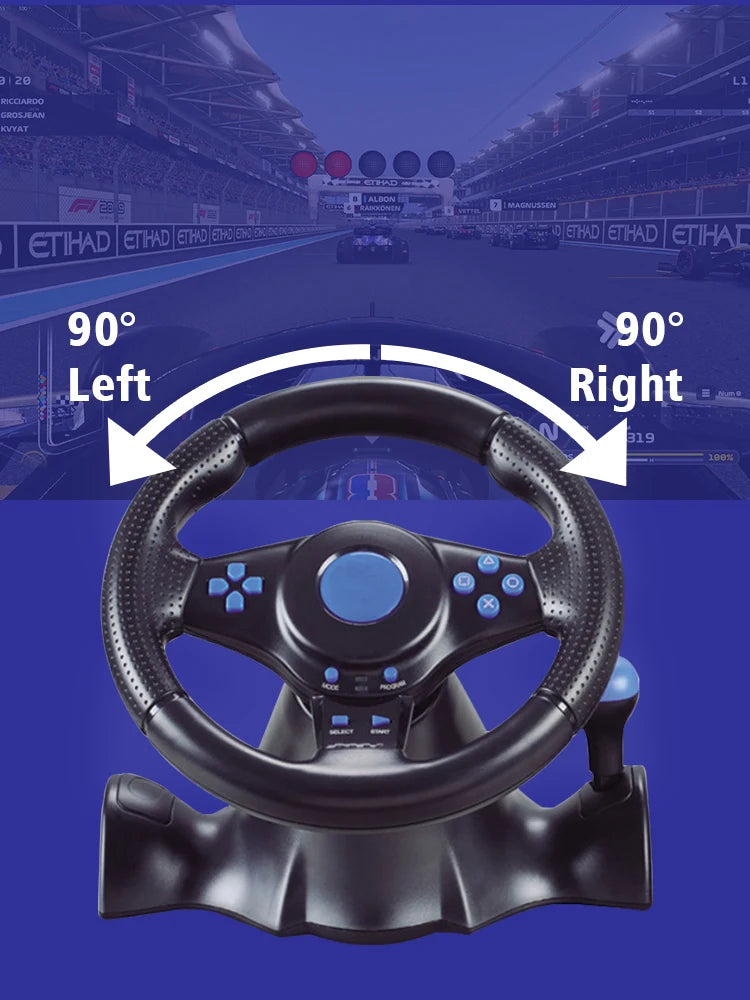 Racing Steering Wheel Controller Simulation
