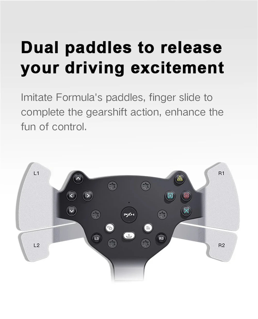 3-in-1 Racing Wheel with Force Feedback