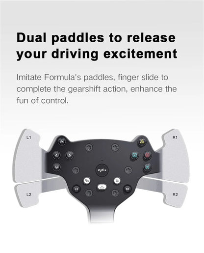 3-in-1 Racing Wheel with Force Feedback