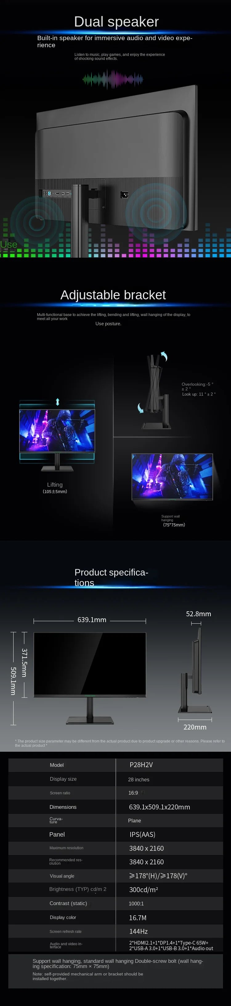 TITAN ARMY 28” UltraCore 4K 144