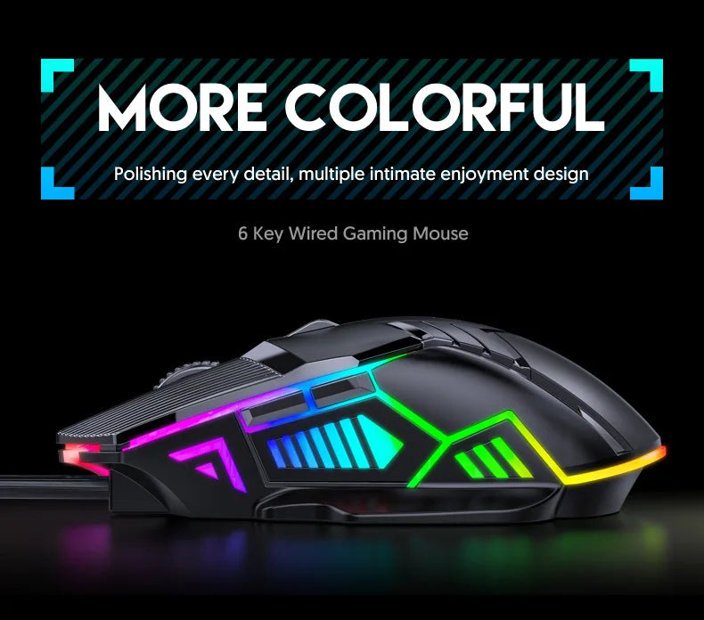 Ergonomic RGB Gaming Mouse