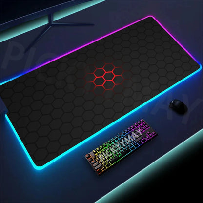 Hexagonal Large RGB Gamer Mousepad