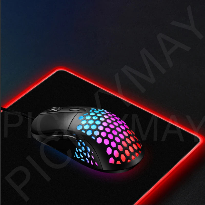 Hexagonal Large RGB Gamer Mousepad