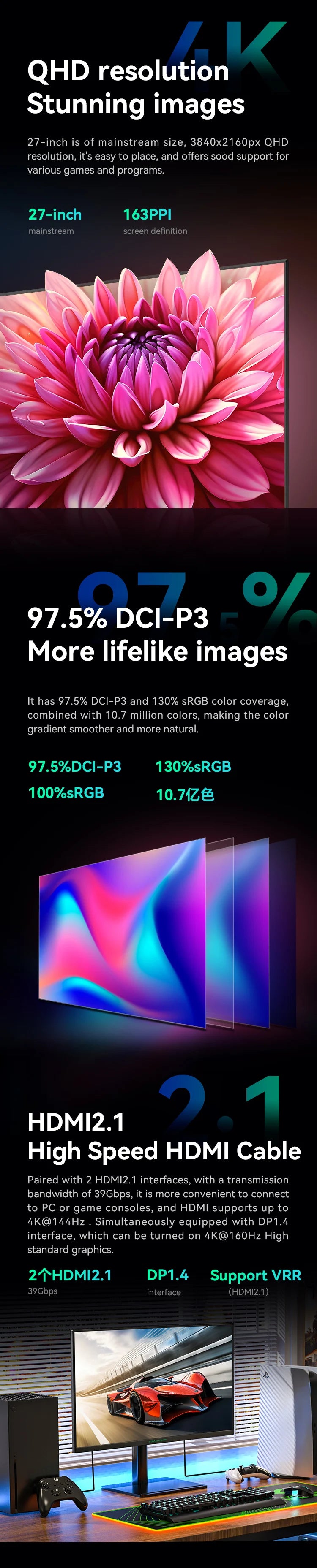 TITAN ARMY 27” UltraPixel 4K