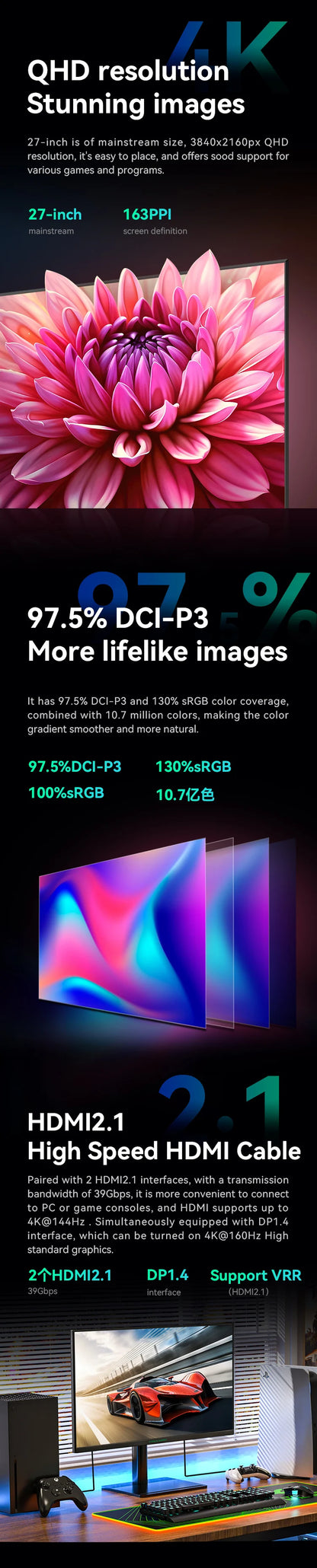 TITAN ARMY 27” UltraPixel 4K