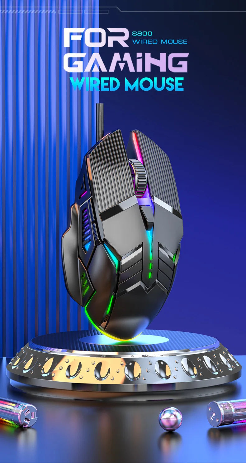 Ergonomic RGB Gaming Mouse