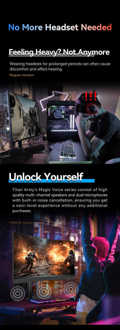 TITAN ARMY 34” 1000R Curved