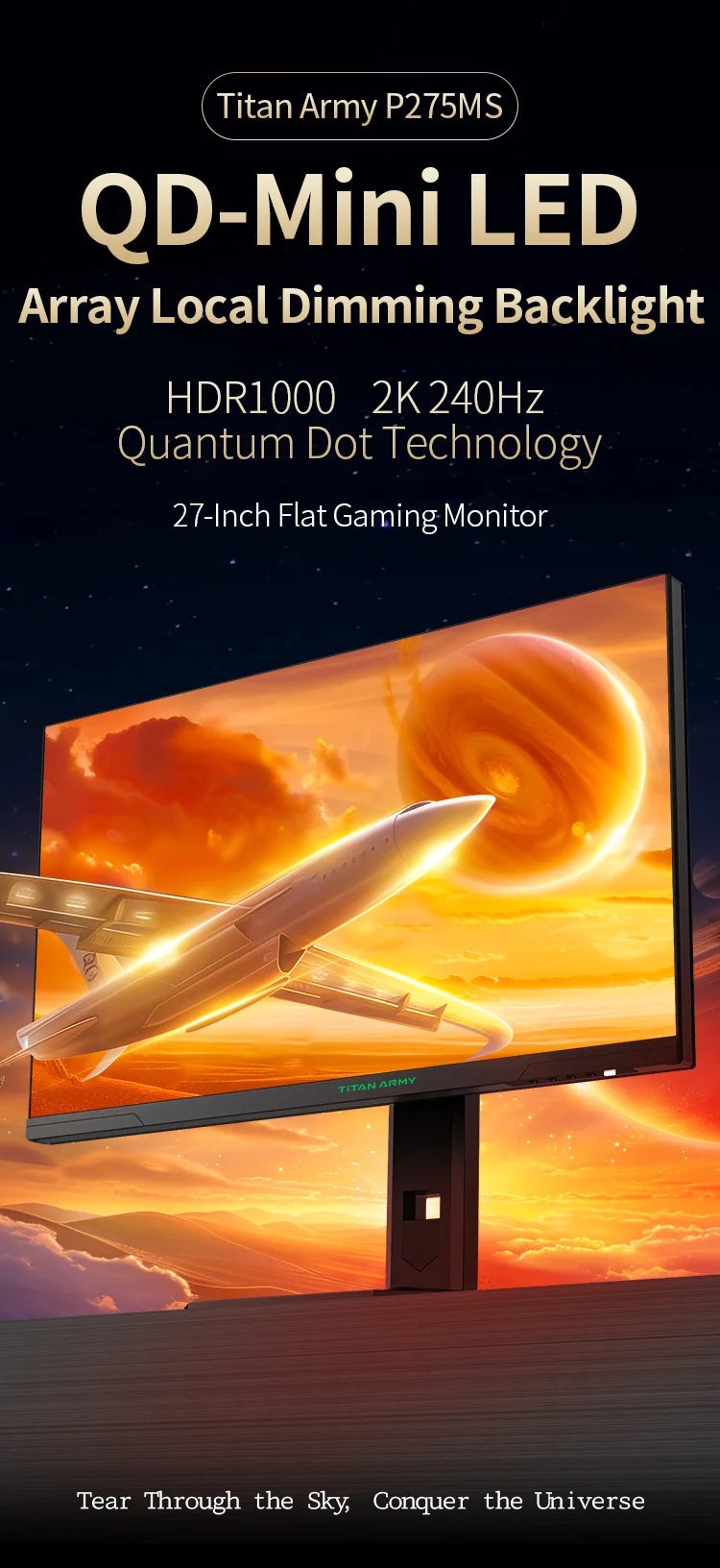 TITAN ARMY 27”  – UltraBurst 2K HDR