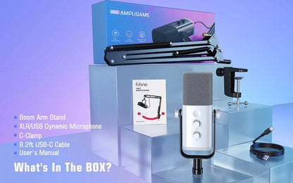 RGB USB/XLR Gaming Microphone Kit