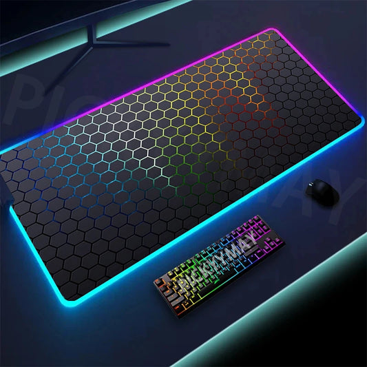 Hexagonal Large RGB Gamer Mousepad