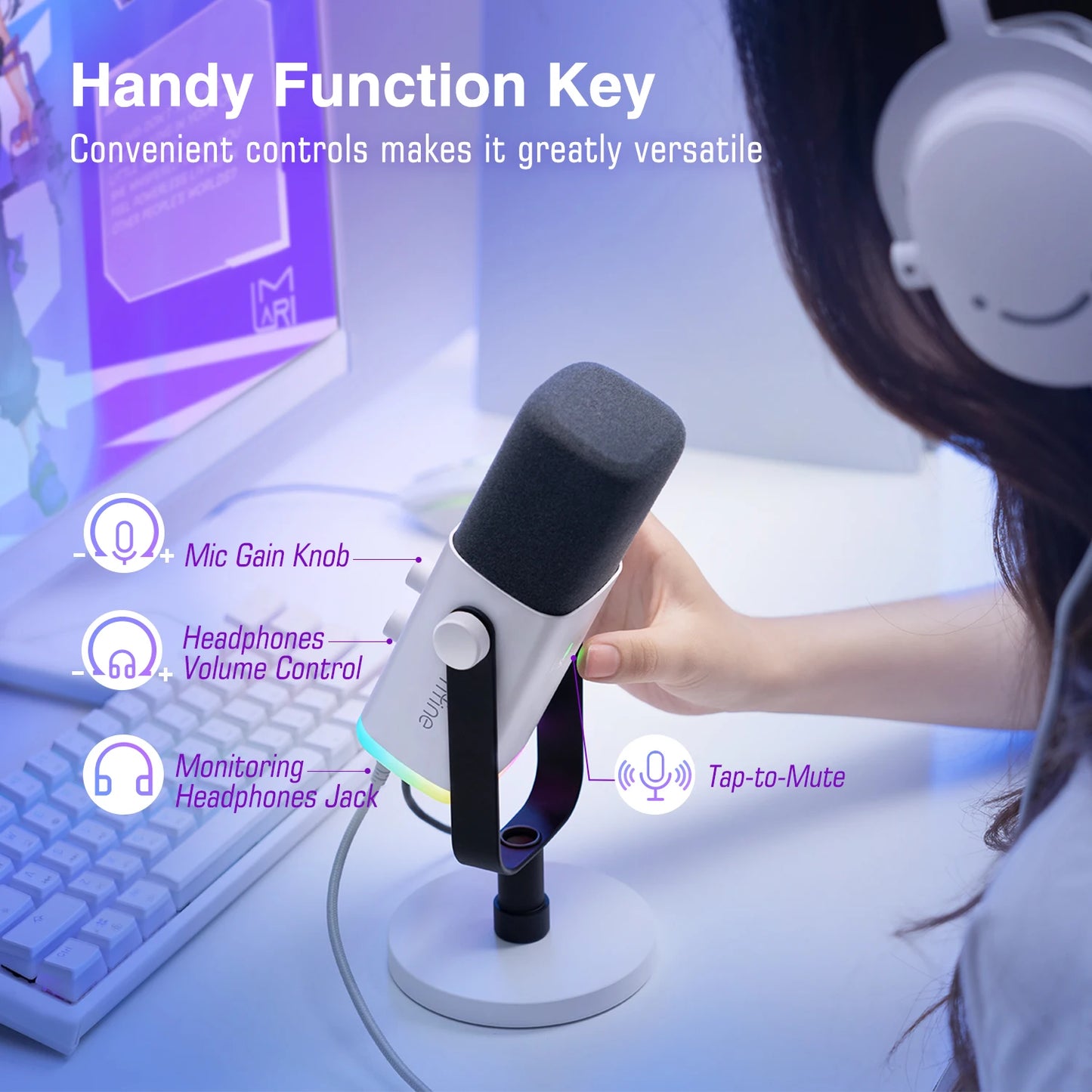 Dynamic Gaming Microphone