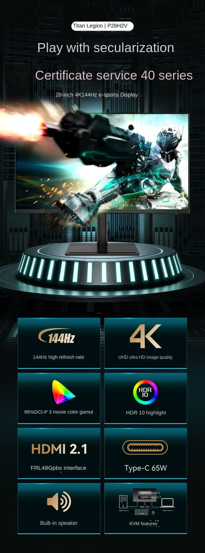 TITAN ARMY 28” UltraCore 4K 144