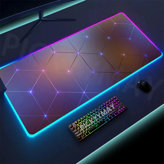Hexagonal Large RGB Gamer Mousepad