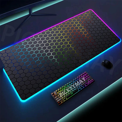 Hexagonal Large RGB Gamer Mousepad