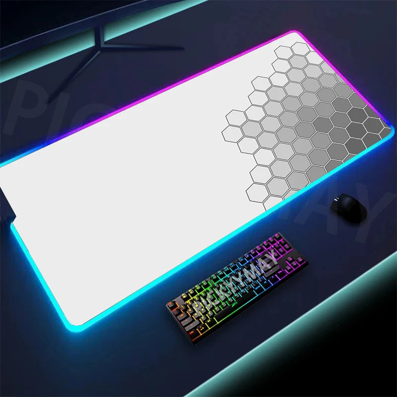 Hexagonal Large RGB Gamer Mousepad
