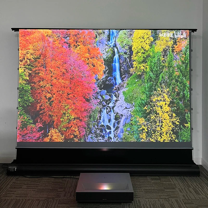 Max Electric Floor-Rising Projector Screen