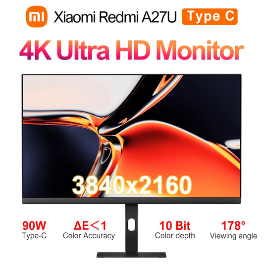 Xiaomi Redmi A27U 27" – UltraColor 4K USB-C Monitor