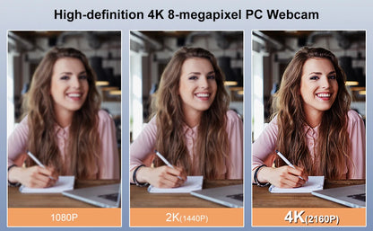 Webcam 4K Ultra HD 
