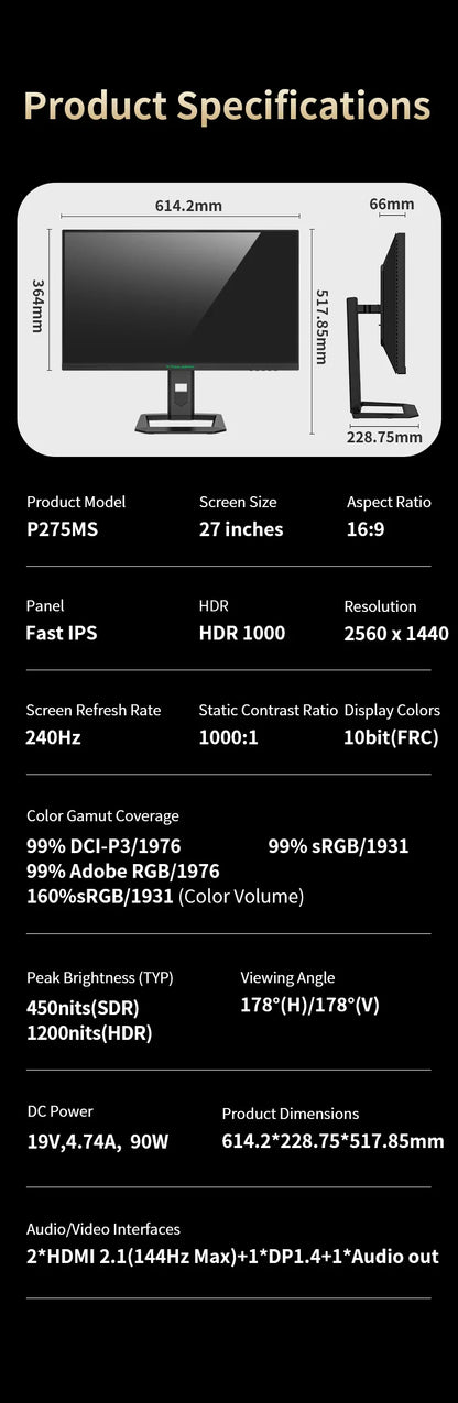 TITAN ARMY 27”  – UltraBurst 2K HDR