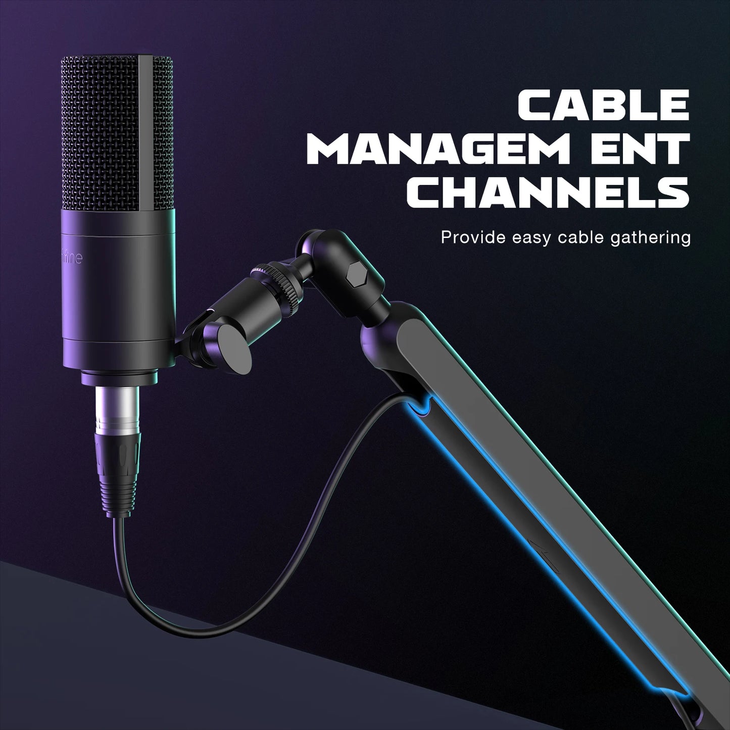 Adjustable Low-Profile Microphone Boom Arm