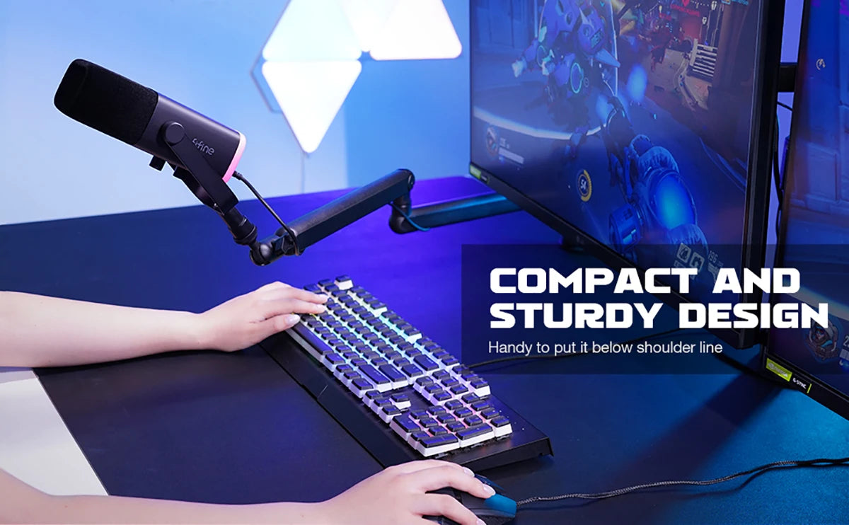 Adjustable Low-Profile Microphone Boom Arm