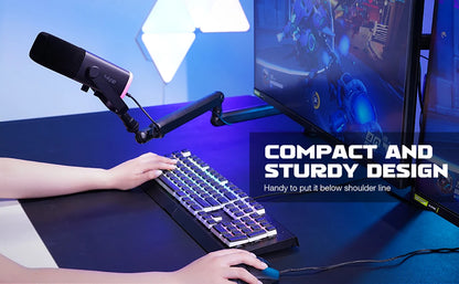 Adjustable Low-Profile Microphone Boom Arm