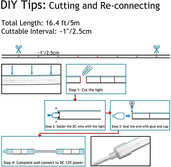 Neon Light Strip LED - 5m