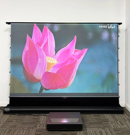 Max Electric Floor-Rising Projector Screen