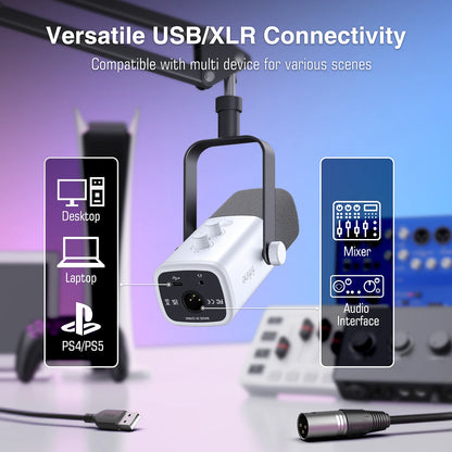 RGB USB/XLR Gaming Microphone Kit
