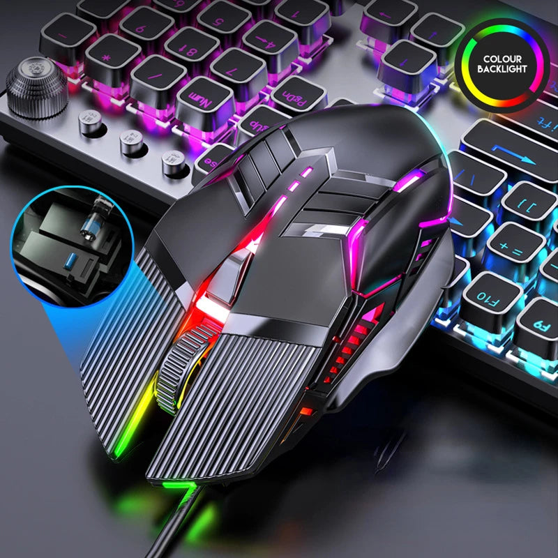 Ergonomic RGB Gaming Mouse